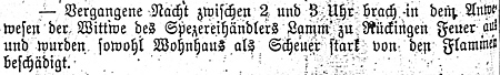Hanauer Anzeiger vom 19. M&auml;rz 1881